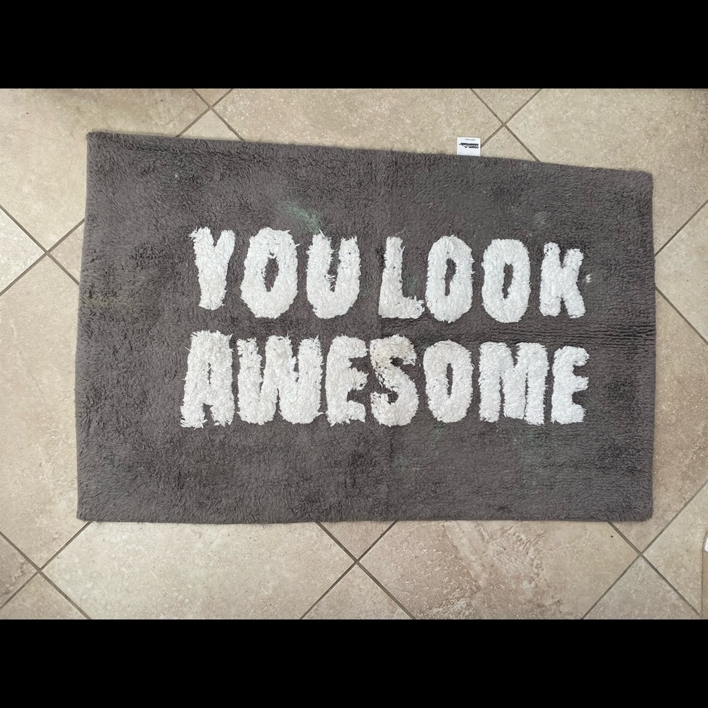 Room Essentials You Look Awesome Bath Rug